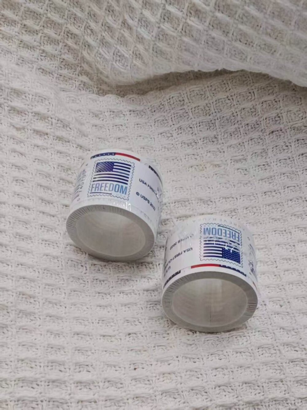 2 rolls of USPS stamps, 200 brand new stamps in total